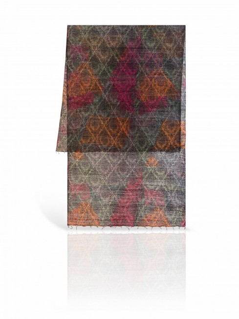 Палантин Женский SW-PATCH.ETHNIK/GREENISH